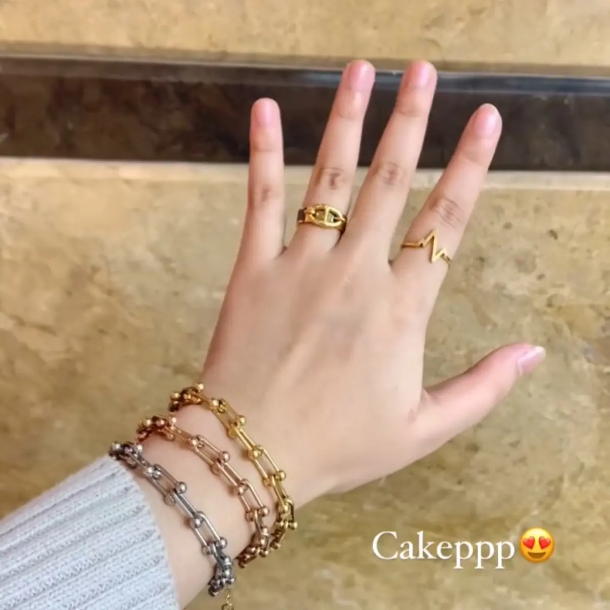 Aneka gelang rantai stainless steel atau titanium anti karat viral