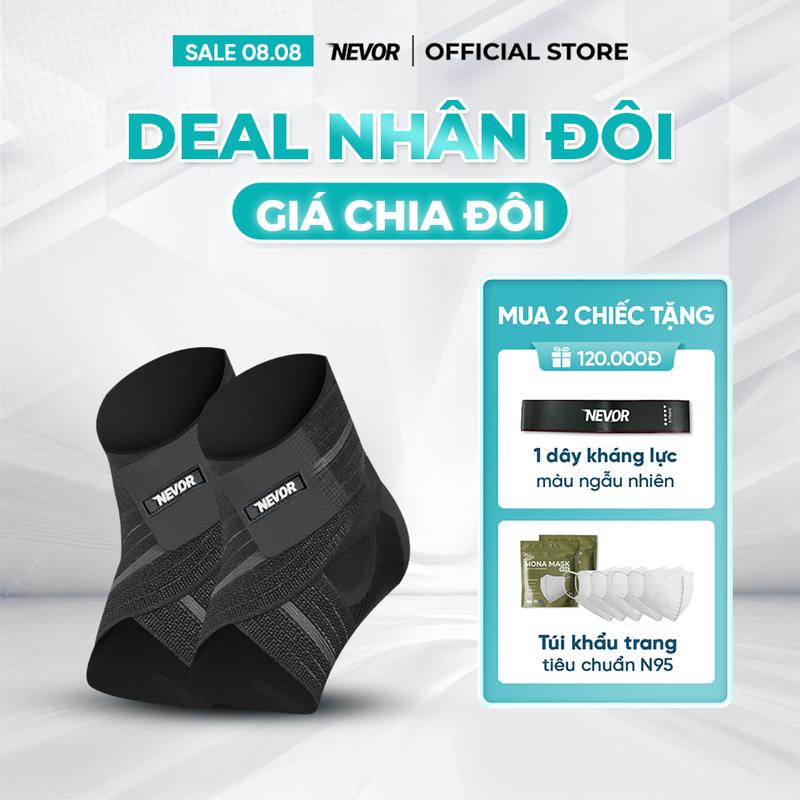 Băng Quấn Cổ Chân Cao Cấp Nevor > Ôm Sát, Chống Lật, Thoáng Khí, Mỏng, Nhẹ, Co Giãn, Đàn Hồi Tốt, Hạn Chế Bong Gân Khi Chơi Thể Thao, Bóng Đá, Cầu Lông, Bóng Chuyền, Bóng Rổ, Pickleball