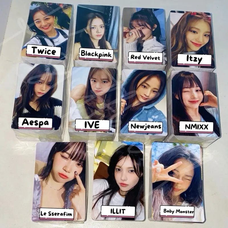 Bisa COD 100 Photocard Unofficial girl grup selca ver Free innersleeve murah