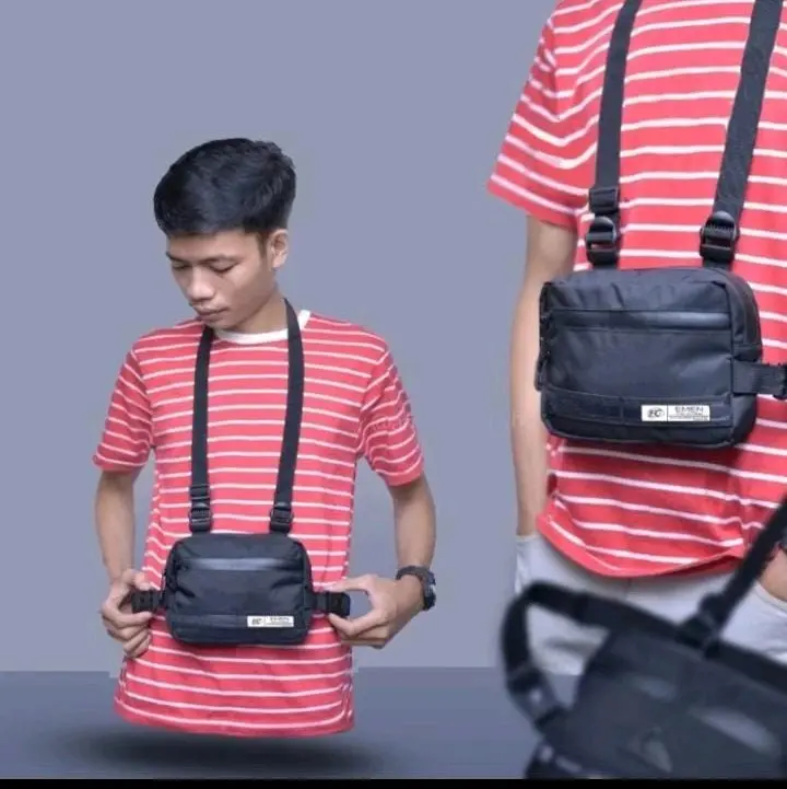 tas dada tas selempang tas tersembunyi tas selempang. slingbag Pria
