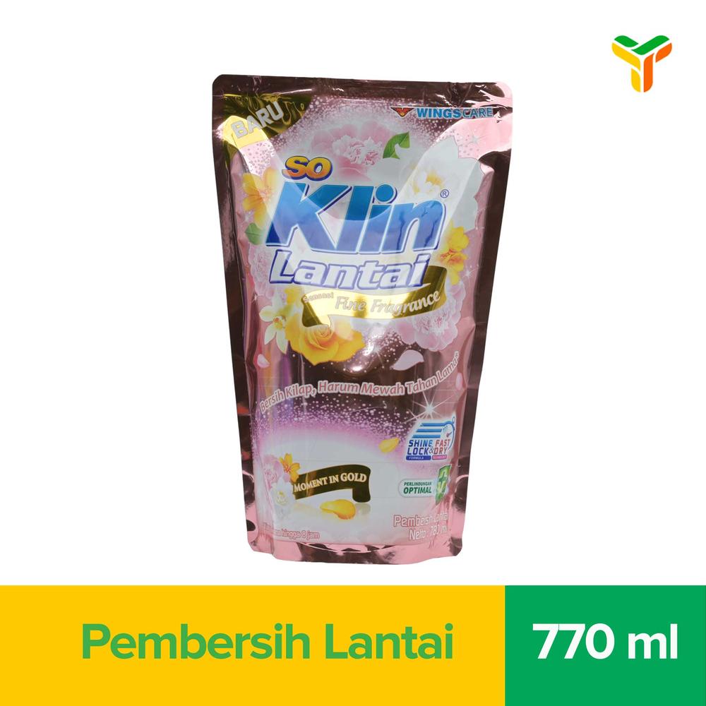 So Klin Pembersih Lantai Gold Pch 780Ml