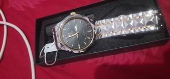 Product Review of OPK Jam Tangan Pria Anti Air Original Cowok Terbaru 2024 Kalender Waterproof Stainless Steel Fashion Men Watch Model 8151 Hitam Kaca from B** 0