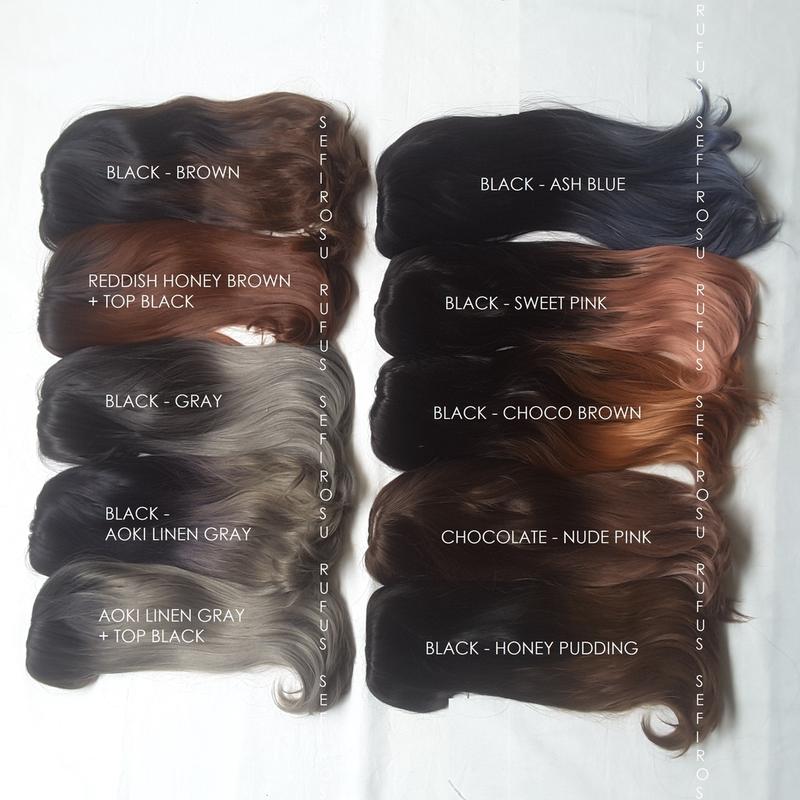 WIG RAMBUT PALSU WANITA  RSW DAILY LOLITA 10061 45CM GRADASI 7