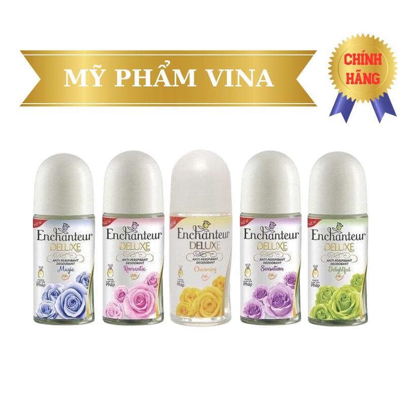 Lăn khử mùi hương nước hoa tươi Enchanteur 50ML(TRONG)