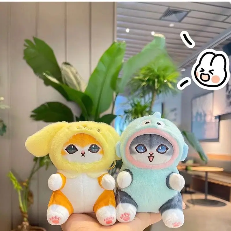 Gantungan Kunci Boneka Mofusan Kucing Cat Bando Sanrio Lucu Keychain Plush Bagcharm Ganci Lucu Gantungan Hiasan Tas Unik 1