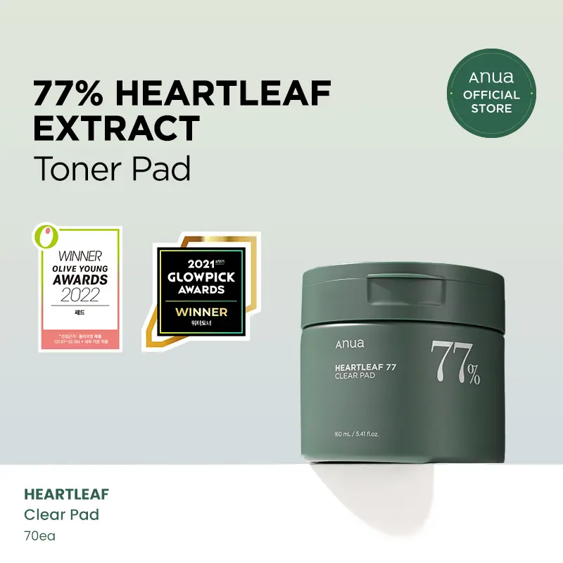 ANUA Heartleaf 77% Clear Pad 70 EA