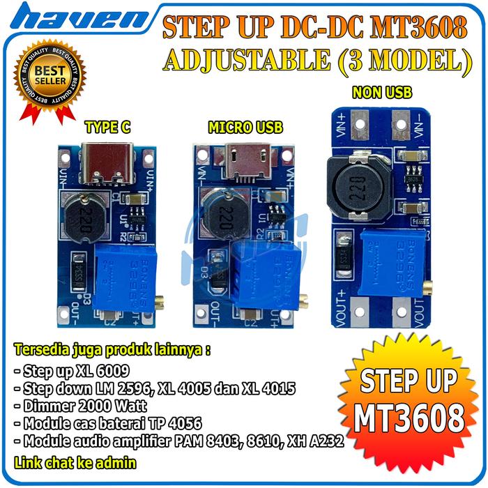 Produktbild von 10x DAOKAI USB Ladeschutz-Board 5V – Step-Up Konverter, 1A, Überladungsschutz, Für Powerbank DIY