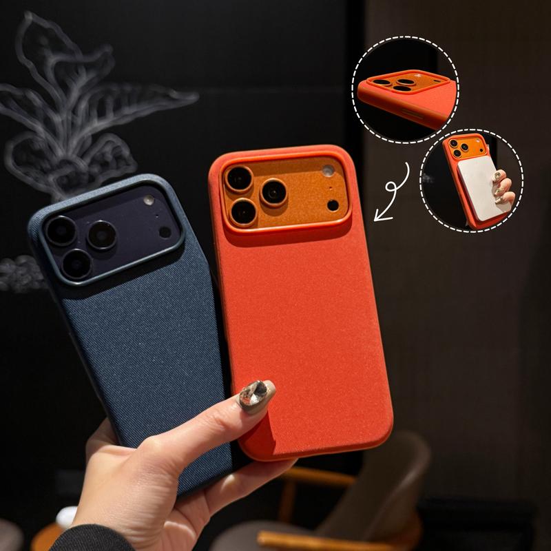 Ốp lưng vải công nghệ phù hợp với Apple iPhone 17 Pro Max, ốp hỗ trợ sạc không dây cho Apple 16 Pro, ốp bảo vệ toàn diện cho 15 Pro Max, ốp từ tính mới cho 14 Pro, ốp chống sốc cho 13, ốp chống mồ hôi cho Apple 12.