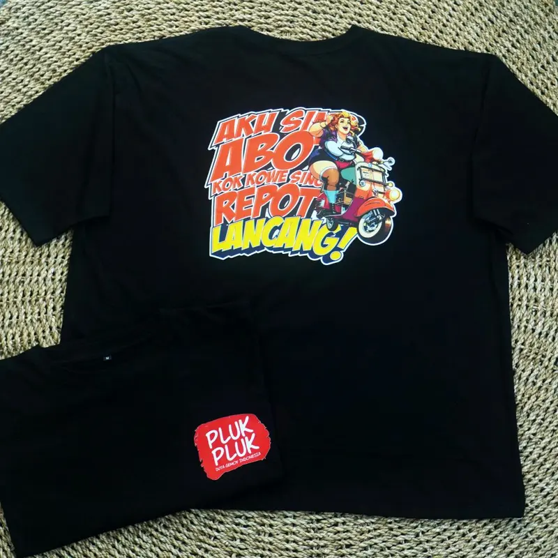 Kaos Oversized Pluk Pluk Motor (old) 0