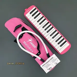 PIANIKA UNIKER MELODICA ORIGINAL TAS COVER PINK 32 KEY MURAH