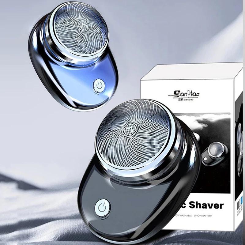 Waterproof electric shaver portable mini electric shaver travel ...