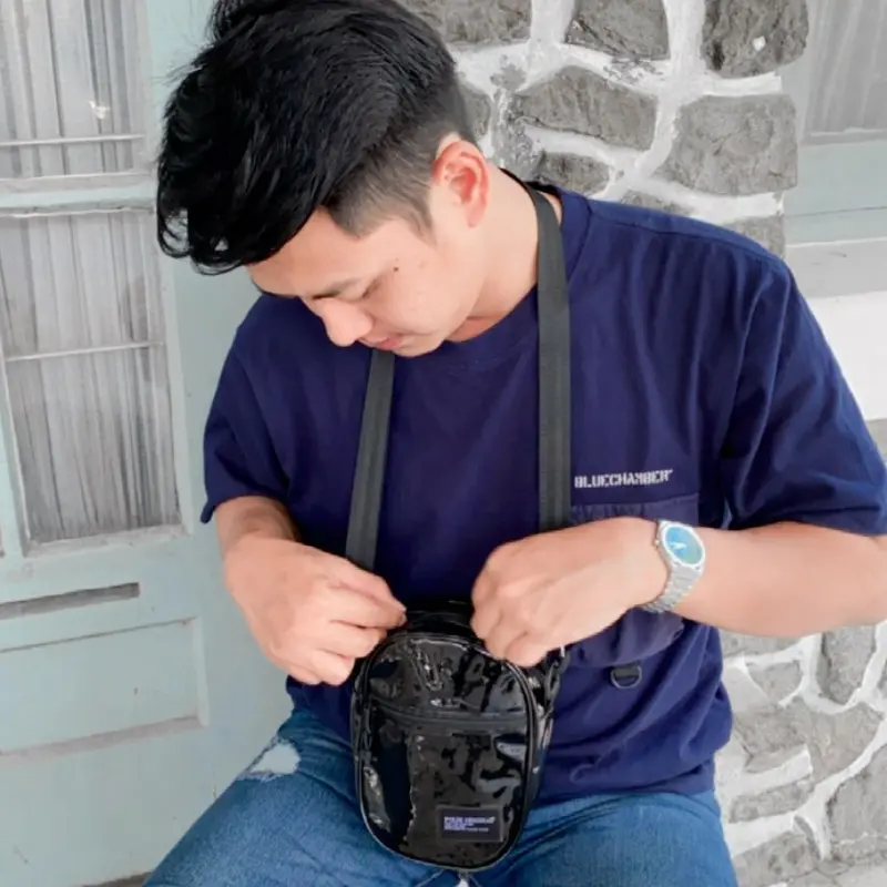 TAS SLING BAG VERON BLACK - POLDI ORIGINAL Selempang 7