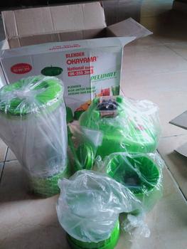 Product Review of BLENDER PLASTIK OKAYAMA BLENDER 3 IN 1 OK-355 3 tabung from Y**p 1