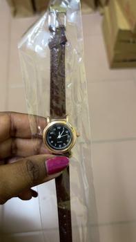 Product Review of READY STOCK GRIMO Equinox Round Watch Women's Analog Leather Jam Tangan Perempuan Woman Lady Kids Lawa Gift ac11872 from u** 0