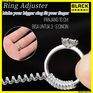 Pengecil Ukuran Size Cincin Ring Size Adjuster Transparan Solusi Cincin Kebesaran Besar Pria Wanita Spiral 10 cm