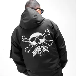 Mocking Truth Jaket Parka Black Crusher Pria Casual Sweater Distro Taslan Puring Daakron Size M L XL XXL
