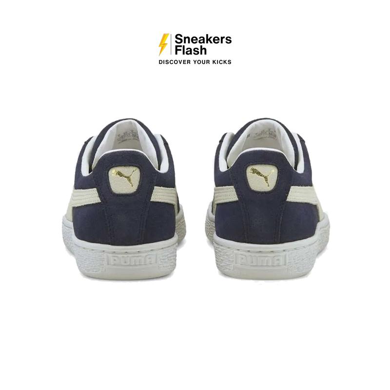 Sepatu Sneakers Pria PUMA SUEDE CLASSIC XXI PEACOAT NAVY WHITE - 37491504 3