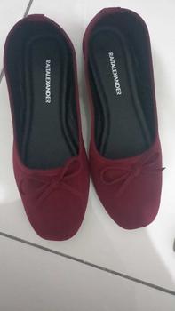 Product Review of Raitalexander - Anna Red Suede Flatshoes from i**h 0