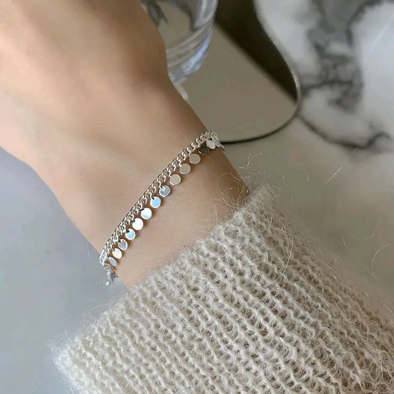 Gelang Tangan Wanita Titanium Anti Karat Model Terbaru Style Korea