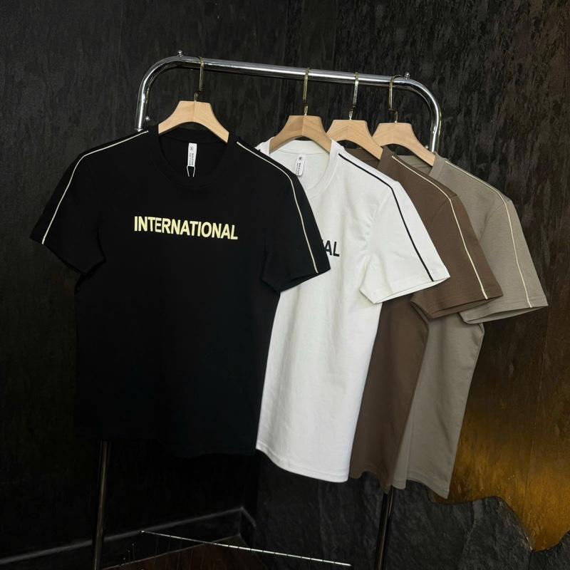 Áo thun cổ tròn trơn unisex A07 vải cotton lụa 4 chiều, from basic sang trọng tin tế TH FASHION  [FREESHIP] màu trắng, đen, kem , nâu, xám Nam Menswear Shirt