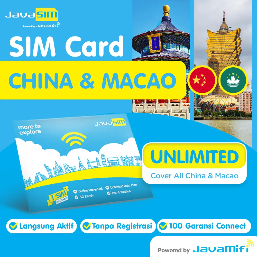 JavaMifi SIM Card CHINA Hongkong Macau Unlimited Quota | Travel Simcard China hongkong Macau