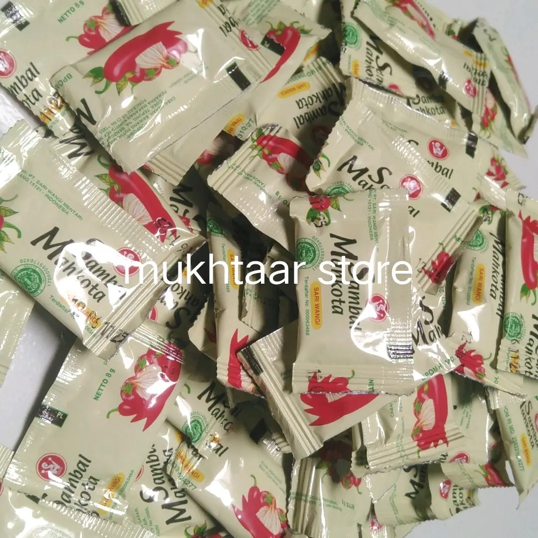 SAOS SACHET ISI 100 PCS/SAOS SAMBAL MAHKOTA Saus Pedas