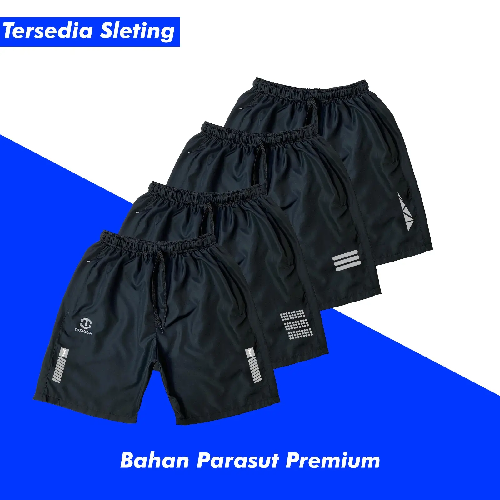 Celana Pendek Olahraga / Celana Running Pria Wanita - Celana Pendek Olahraga Sport Short Pant Gym Jogging Parasut