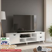 Gambar Coffee Table / Lemari TV buffet drawer Meja Tamu serba guna Oak Putih - CT 01, kardus dari Toko Marga Jaya Furniture_NEW Kota Administrasi Jakarta Timur 2 Tokopedia