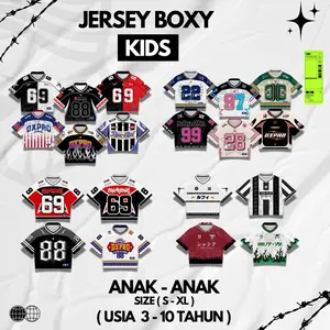 DXPRO APPAREL Jersey Boxy Kids Dxpro Series Fullprinting Unisex Anak Sport Bahan Dryfit Anti Luntur Tahan Lama Usia (3-10 tahun) untuk Olahraga Outdoor VT
