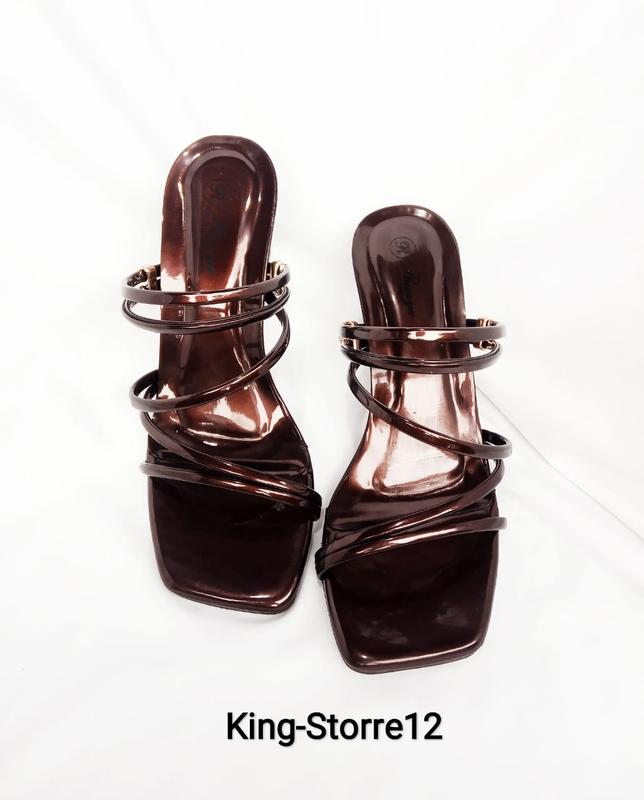 heels tali heels mewah elegan Sandal hell Wanita lamisha coklat mahugony terlaris/Sandal trandi masa kini/Sandal terpopuler Cewek Sendal 8