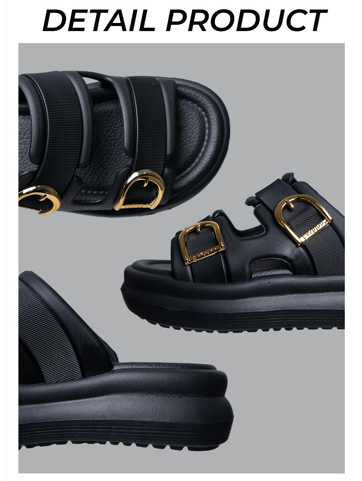 [MACKER'S] 2553 Sandal Wanita Casual Nyaman Dipakai Seharian Sol Tebal Empuk Model Modern