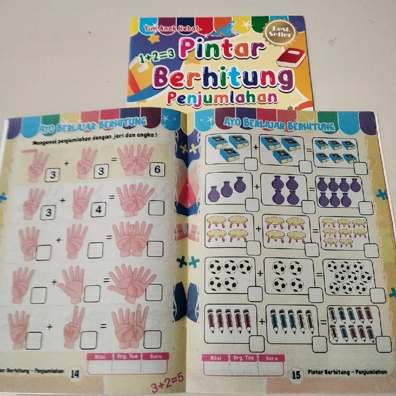 Buku Anak - Pandai Berhitung / Pintar Berhitung Penjumlahan, Pengurangan, Perkalian, Pembagian - Anak Hebat 1