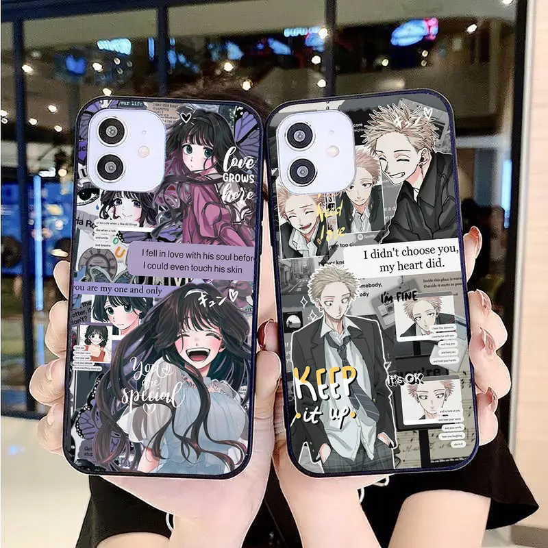 Custom Case Softcase Hardcase Casing Anime Kaoruko Waguri All Type Smartphone Glossy case anime soft  case 2