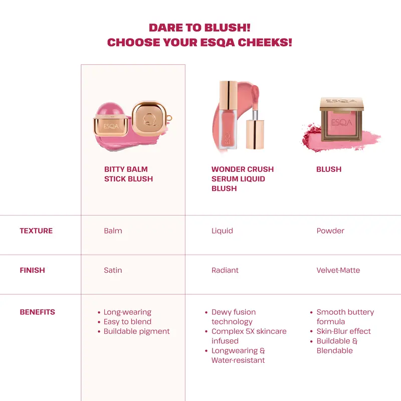 [NEW LAUNCH] ESQA Bitty Balm Stick Blush 6