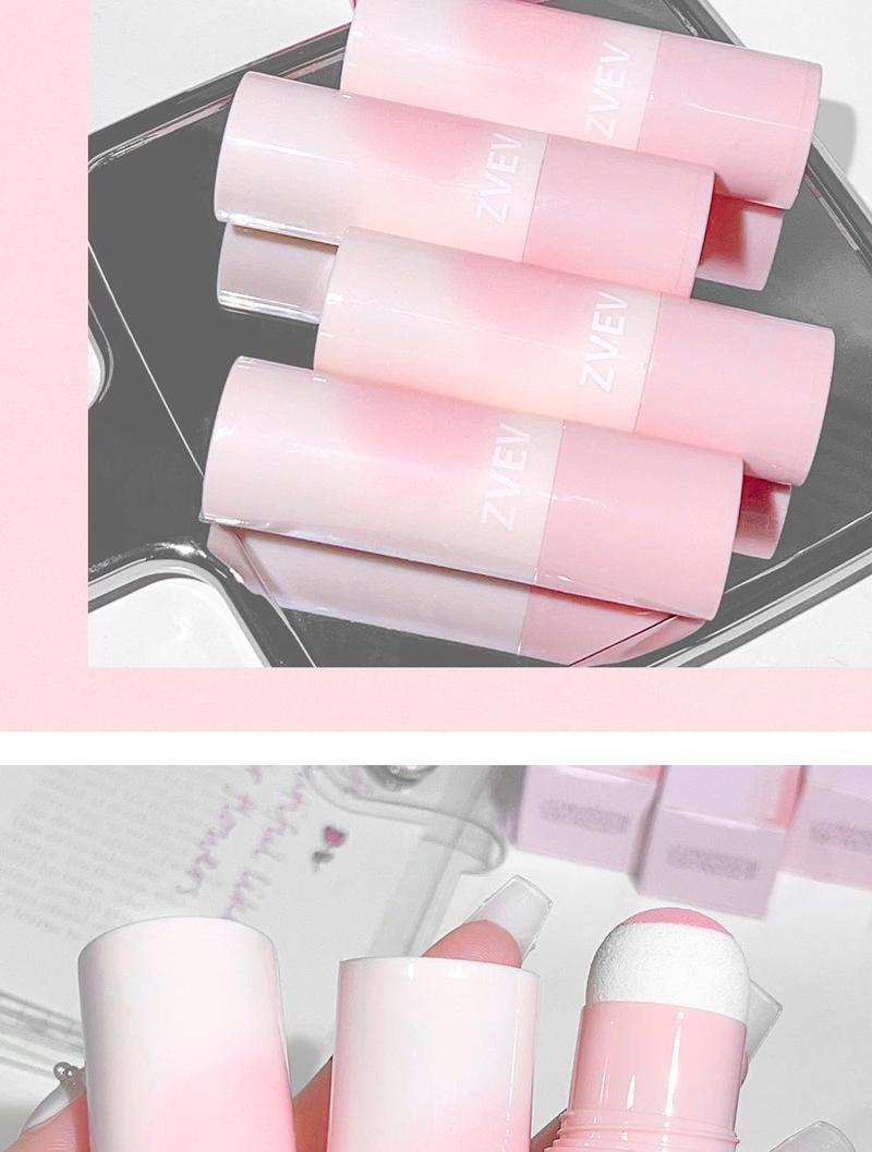 Product Introduction of Phấn má hồng dạng bột Vigor Bangbang, que làm nổi bật màu sắc tự nhiên và bền bỉ, dễ thương và gợi cảm, khuôn mặt cô gái mờ 24
