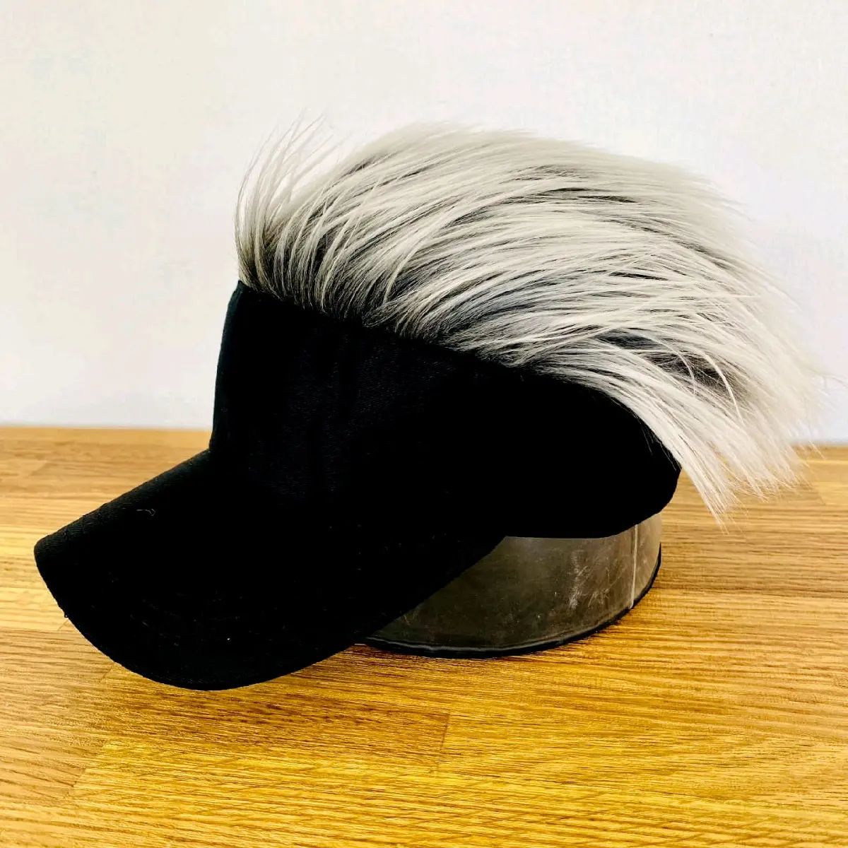 topi golf rambut palsu bulu Korea halus dan lembut