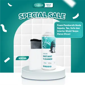 Loxus Instan Cleaner [SPECIAL SALE] | Foam Pembersih Noda Sepatu, Tas, Sofa dan Interior Mobil Tanpa Harus Dicuci Shoe Sneaker