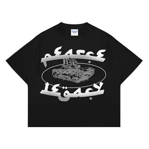 T-Shirt Boxy Pearce - Tank Baja Hitam 24S Baju Kaos Pria Wanita Streetwear