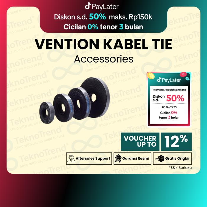 Gambar Vention Kabel TIE Winder Protector Earphone Velco Organizer - 1M dari TeknoTrend ID Kota Administrasi Jakarta Pusat Tokopedia