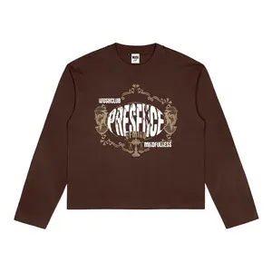 Wush Club Baju Kaos Boxy Longsleeve Pria Wanita Oversize NIROCOKLAT Nyaman Distro Tee Sablon Printing Keren Unisex 100% Cotton 24s DTF