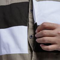 Gambar DGM Workshirt Kemeja Kerja Katun Twill 30s Premium Lengan Panjang Kombinasi Kemeja Pria Latte-Coklat Gerald 2586 - M dari DGM FASHION Kota Tangerang Selatan 4 Tokopedia