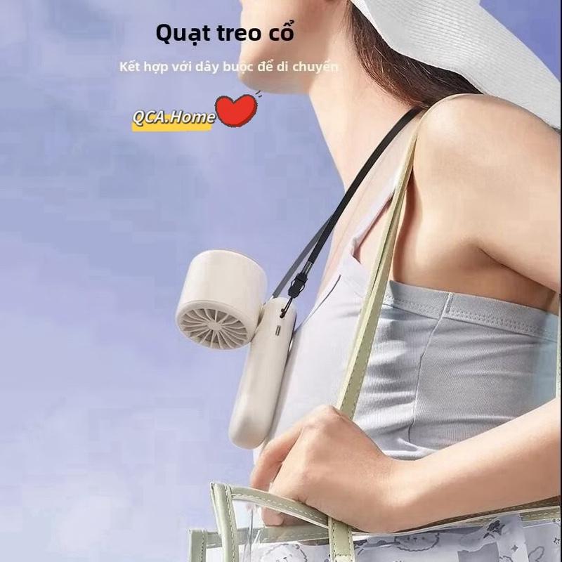 Quạt Mini Sò Lạnh Siêu Mát -Quạt Turbo Làm Lạnh Làm Mát 100 Tốc Độ Gió Pin 3000MAH Siêu Lâu 2