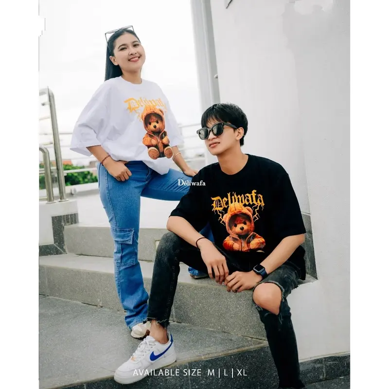 kaos deliwafa tshirt distro jumbo bigsize kaos bigsize kaos oversize keren Kain Katun 0