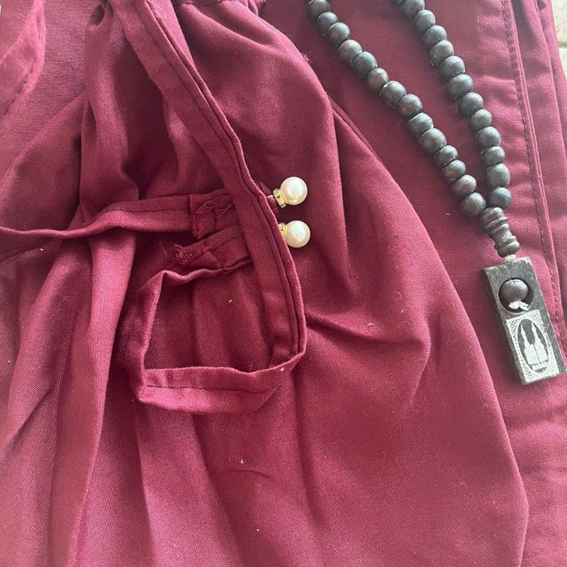 Mukena Rukuh Zhiadhiaz Traveling 2in1 Free Tasbih Muslim Dewasa Bahan Katun Premium Wanita Putih Renda Rayon Bordir Mewah Lembut Nyaman Panjang Mukenah Bawahan travels zamira mauve twill rayon zura blue daily ziva pink Navy parasut korea zinnia in blue 7