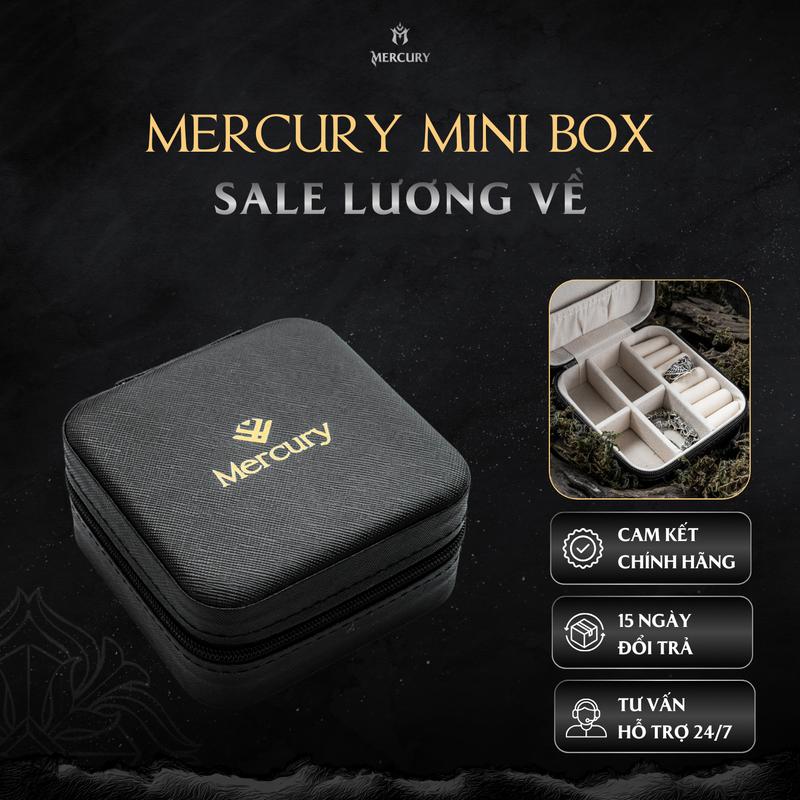 Hộp phụ kiện trang sức Mercury M-Case hộp đựng trang sức bằng da nhỏ gọn tiện lợi mang đi du lịch chụp ảnh