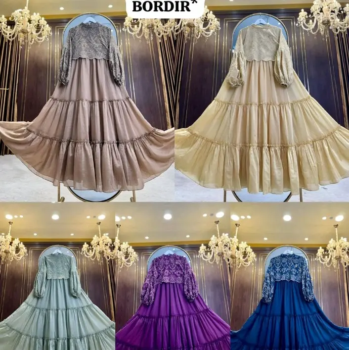 Dress Borkat sutra ss by sheila saukia new