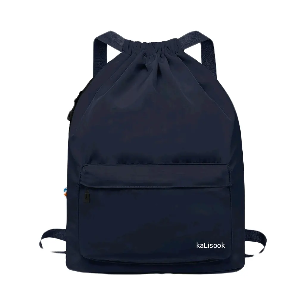 Tas Sekolah SD/SMP/SMA Kuliah Bisa Buat Laptop Dodel Serut - Pria backpack ikatiket jangan dicuci abu-abu chunji