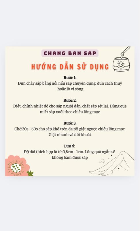 Product Introduction of Hũ 500g Sáp Waxing Cao Cấp Tặng 100g Sáp + 20 Que Gỗ 5