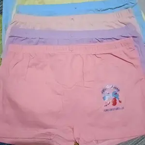 6 pcs 12 pcs Boxer Anak Perempuan Pakaian Dalam Anak Perempuan Lembut Nyaman Celana Dalam