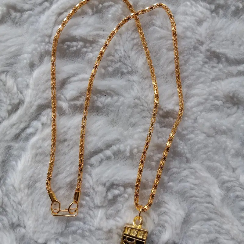Kalung Anak motif kabah  aksesoris mainan oleh oleh haji dan umroh 3